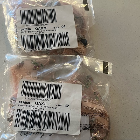 🍋 For Love and Lemons Emma Embroidered Collection Thong Panty - Picture 4 of 6